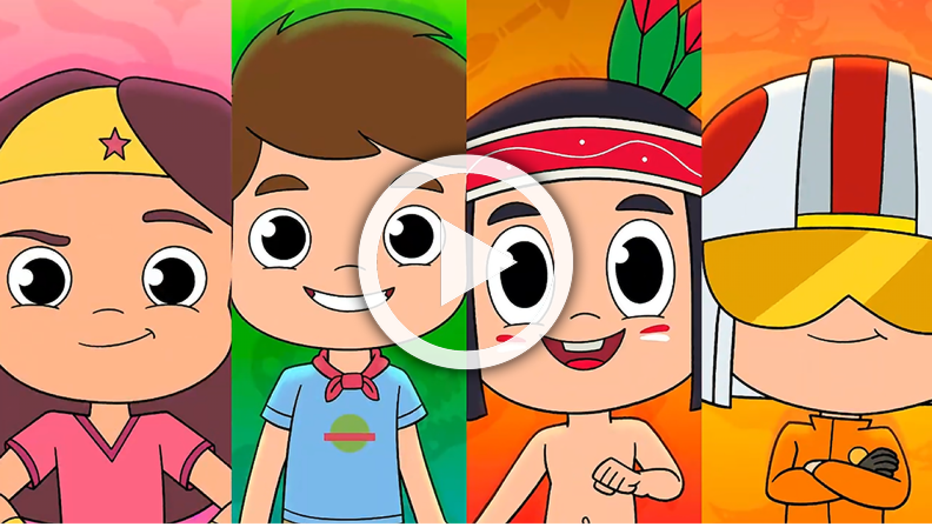 Video apache animado